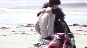 Karachi Couple At Beach - Movies.