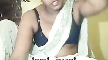Horny guy guiding his cock into the tight anus of his bengali housewife while showing her hairy cunt