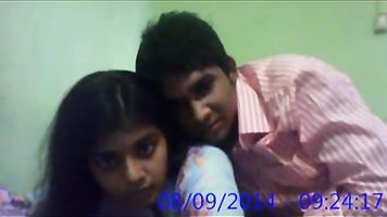 Shy Indian college girl exposing her juicy boobs to her boyfriend lifting her shirt off on camera