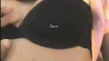 very very horny slut, all by fuck and cum