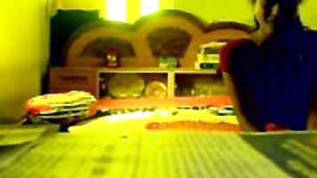 Lucknow university couple viju and radha exposed by hidden cam fucking in bedroom.