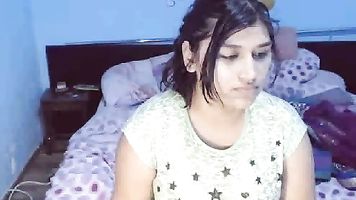 Chubby Indian babe Roshnie once agian back with action.