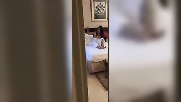 Desi Girl Flashing Room Service Talking in Hindi