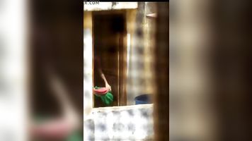 Tamil Neighbour bachi Undressing for Bath Caught Topless