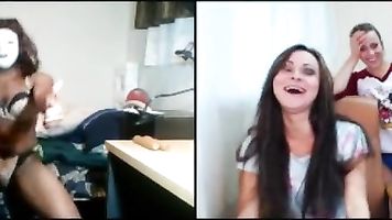 4 Russian girls laugh at me on cam