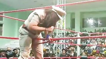 Rebel Wrestler vs Indan Police