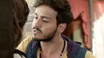 Riddhima Tiwari Hindi Serial actress Hottest Seducing Scene in Ghulaam Serial