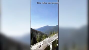 Muslim girl getting fucked in mountain trip by uncut cock paki