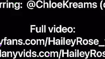 I let my husband fuck Chloe Kreams on the balcony IG: @Haileyrose.baby