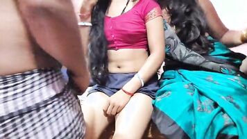 Desi foursome sex clip with Hindi clear audio