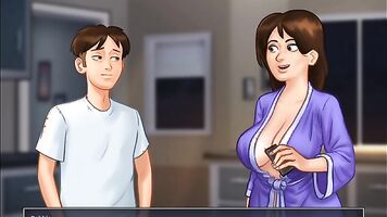 Summertime Saga Part 4 - Helping Next Door Housewife Widow