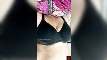 Curvy Maid flashes her Hairy Armpit and Navel